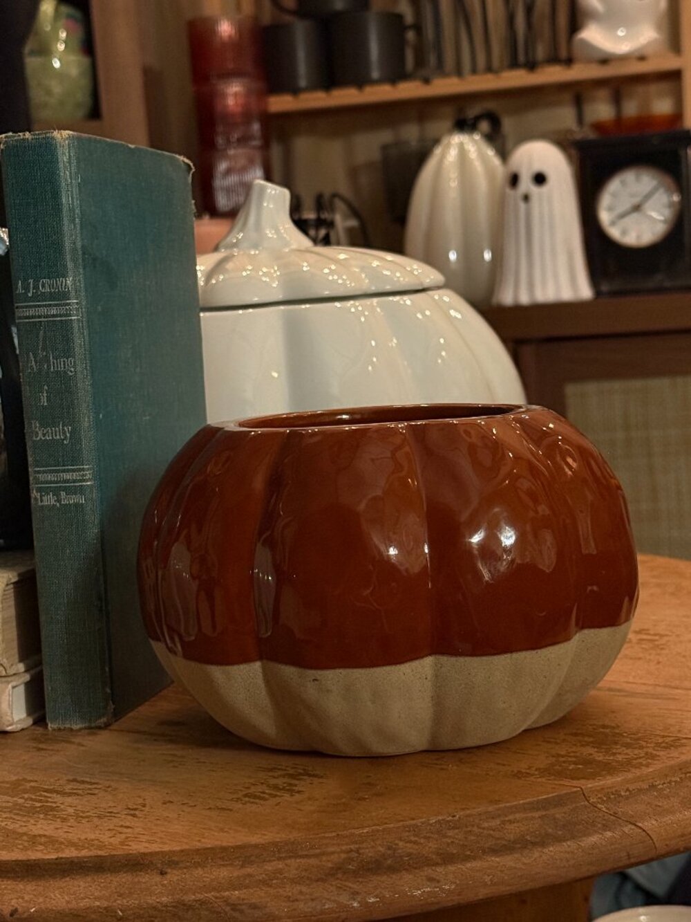 Ceramic Pumpkin Plant Pot